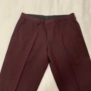 Express burgundy dress pants
